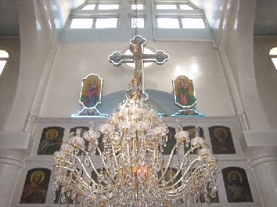 in der Kirche von Daraya